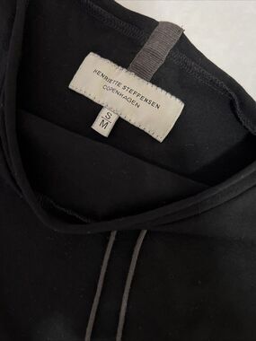 Henriette Steffensen Copenhagen Lagenlook Flowy Dress Size S Cross Necklace